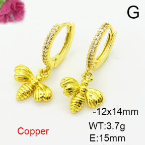 Fashion Copper Earrings  F6E403458vbnb-L024