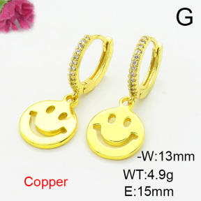 Fashion Copper Earrings  F6E403459vbnb-L024