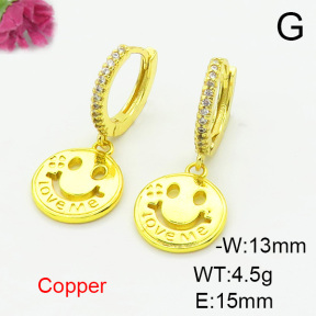 Fashion Copper Earrings  F6E403460vbnb-L024