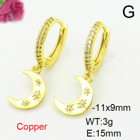 Fashion Copper Earrings  F6E403461vbnb-L024