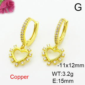 Fashion Copper Earrings  F6E403465vbnb-L024