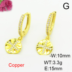 Fashion Copper Earrings  F6E403466vbnb-L024