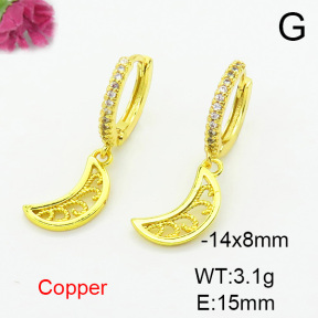Fashion Copper Earrings  F6E403469vbnb-L024