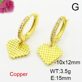 Fashion Copper Earrings  F6E403470vbnb-L024