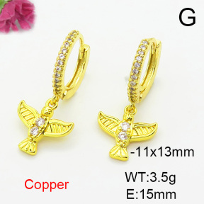 Fashion Copper Earrings  F6E403473vbnb-L024