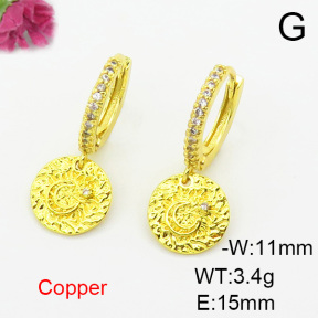 Fashion Copper Earrings  F6E403475vbnb-L024