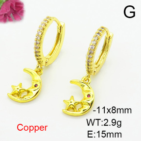 Fashion Copper Earrings  F6E403476vbnb-L024