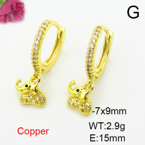 Fashion Copper Earrings  F6E403477vbnb-L024