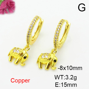 Fashion Copper Earrings  F6E403478vbnb-L024