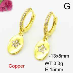 Fashion Copper Earrings  F6E403479vbnb-L024