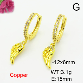 Fashion Copper Earrings  F6E403480vbnb-L024