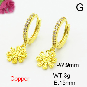 Fashion Copper Earrings  F6E403481vbnb-L024