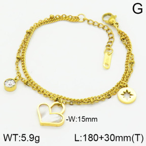 Stainless Steel Bracelet  2B4001285vbpb-738