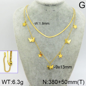 Stainless Steel Necklace  2N2001042ahlv-662
