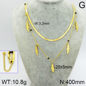 Stainless Steel Necklace  2N4000619ahlv-662
