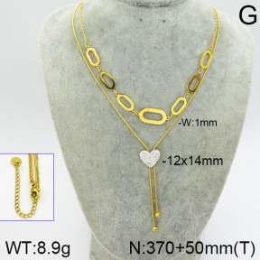Stainless Steel Necklace  2N4000622ahlv-662