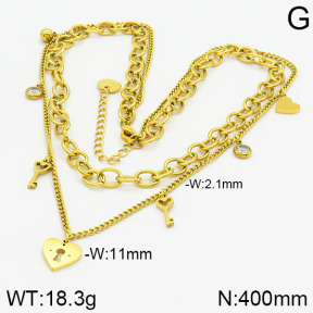 Stainless Steel Necklace  2N4000628ahlv-662