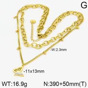 Stainless Steel Necklace  2N4000629ahlv-662