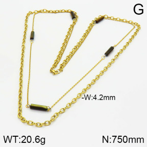 Stainless Steel Necklace  2N4000632bhia-666