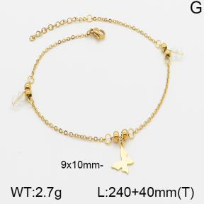 Stainless Steel Anklets  5A9000452vbmb-610