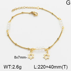 Stainless Steel Anklets  5A9000457vbmb-610