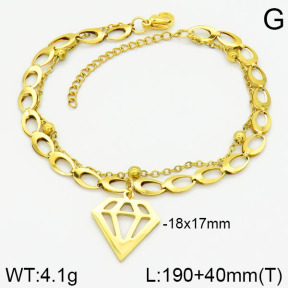 Stainless Steel Bracelet  2B2000960vbpb-733