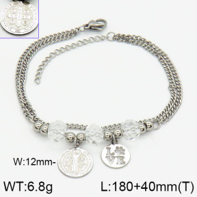 Stainless Steel Bracelet  2B4001300bbov-610