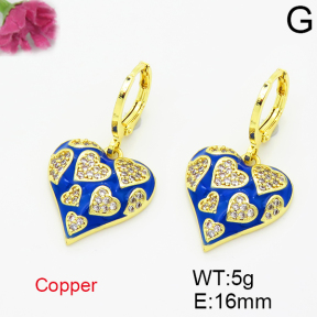 Fashion Copper Earrings  F6E301512vbmb-L035