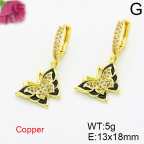 Fashion Copper Earrings  F6E301520aajm-L035