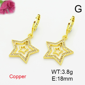 Fashion Copper Earrings  F6E403483bvlm-L035