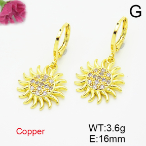 Fashion Copper Earrings  F6E403492avja-L035