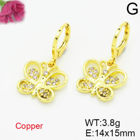 Fashion Copper Earrings  F6E403494aajn-L035