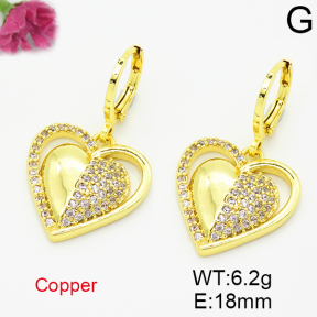 Fashion Copper Earrings  F6E403498aako-L035