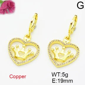 Fashion Copper Earrings  F6E403500abli-L035