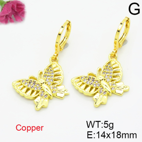 Fashion Copper Earrings  F6E403504ablb-L035