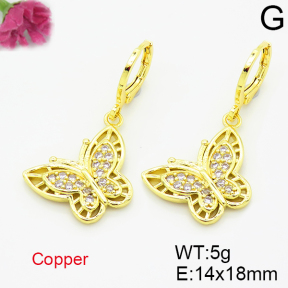 Fashion Copper Earrings  F6E403505aaji-L035