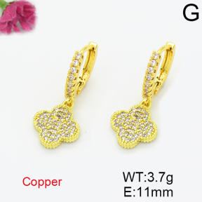 Fashion Copper Earrings  F6E403509baka-L035