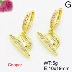 Fashion Copper Earrings  F6E403526aajm-L035
