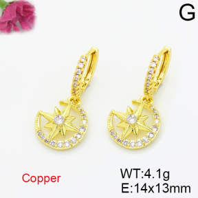 Fashion Copper Earrings  F6E403529aaim-L035