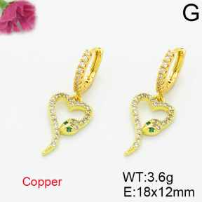 Fashion Copper Earrings  F6E403532baka-L035