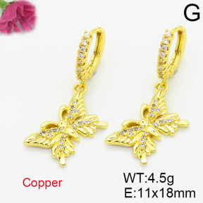 Fashion Copper Earrings  F6E403534aaji-L035