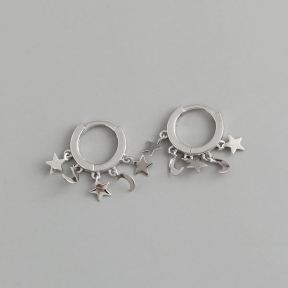 925 Silver Earrings    Weight:1.87g  1.8*12.3mm  JR1217bihh-Y10  EH1149