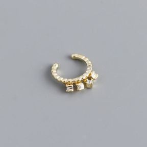 925 Silver Earrings  （1pc price）  Weight:0.7g  12mm  JR1298bhbh-Y10  EH1344