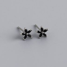 925 Silver Earrings    Weight:0.43g  7.2mm  JR1308bbpj-Y10  EH1361