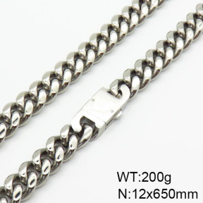 Stainless Steel Necklace  2N2001079bkab-382