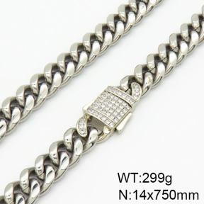Stainless Steel Necklace  2N4000635bnib-382