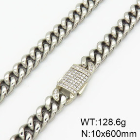 Stainless Steel Necklace  2N4000636aknb-382
