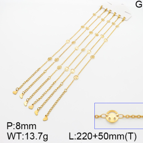 Stainless Steel Anklets  5A9000482vihb-389
