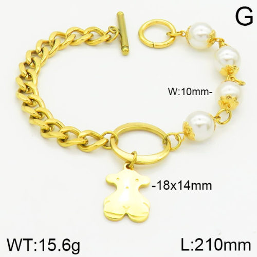 SS Bear Bracelets  TB2000121vbpb-685