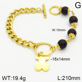 SS Bear Bracelets  TB2000122vbpb-685